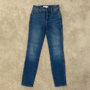 MADEWELL 10” HIGH RISE SKINNY JEAN SIZE 23P